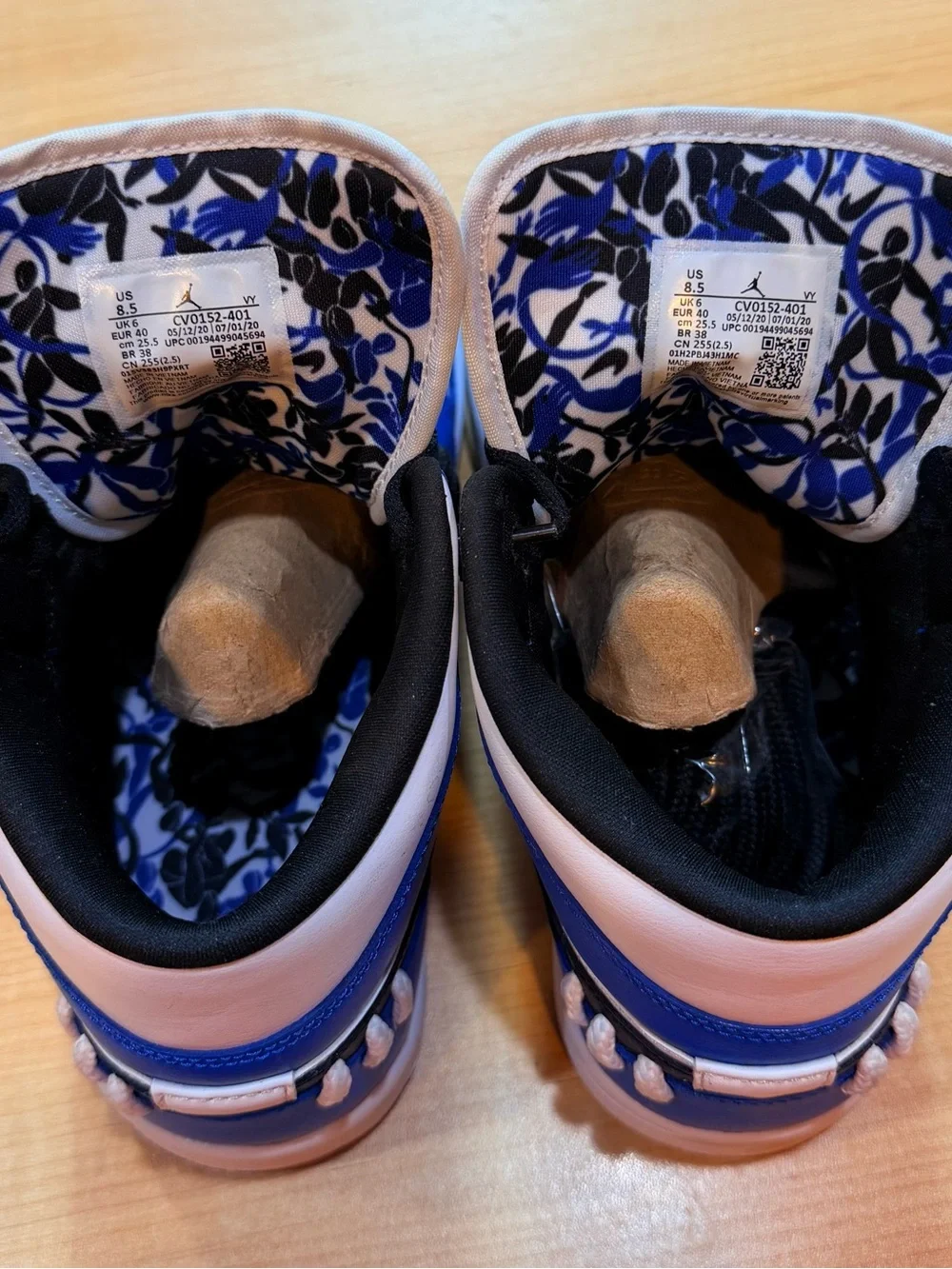 Jordan Kids' Low Top Sneakers - Blue/White/Black